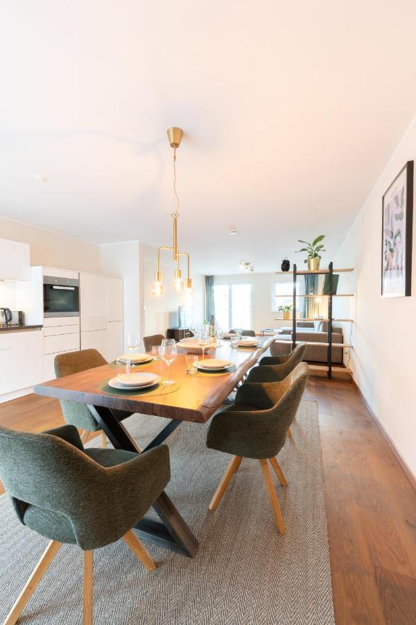 -Zentrale Wohnung-Balkon-Desingerkueche- بيليفيلد المظهر الخارجي الصورة
