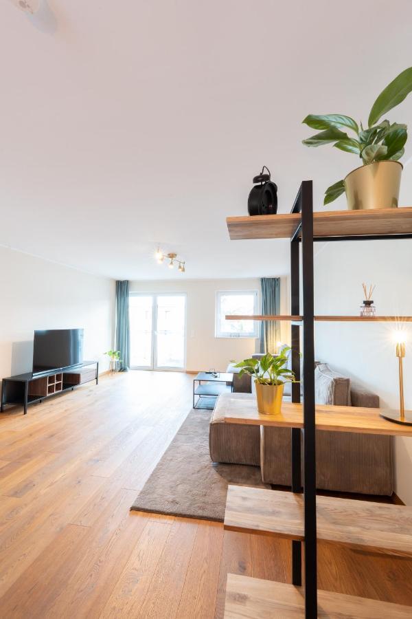 -Zentrale Wohnung-Balkon-Desingerkueche- بيليفيلد المظهر الخارجي الصورة