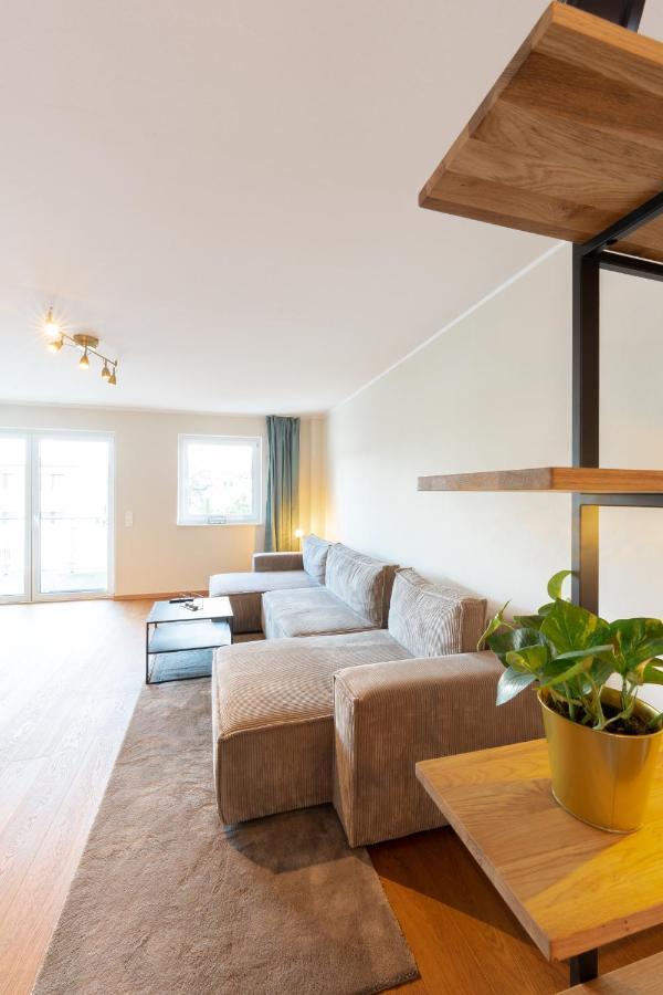 -Zentrale Wohnung-Balkon-Desingerkueche- بيليفيلد المظهر الخارجي الصورة